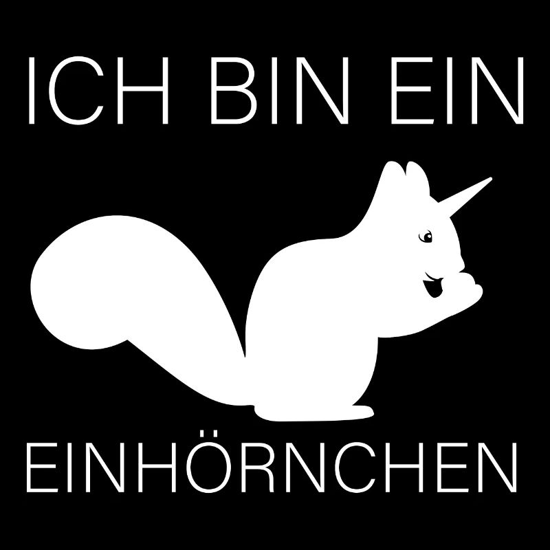 Ein Einhörnchen witziges Wortspiel Eichhörnchen