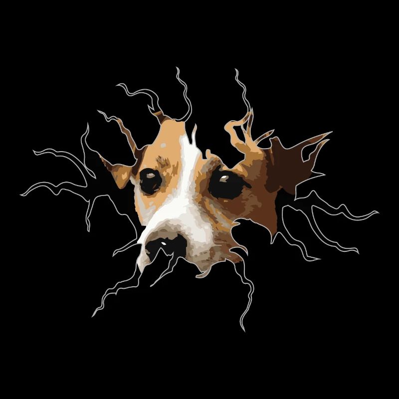 Jack Russell crack hole