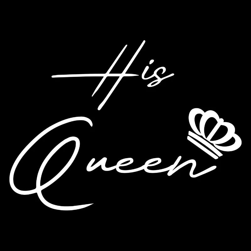 his queen her king pair white