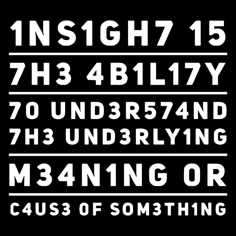 Insight Perspective L337 Leetspeak Dire