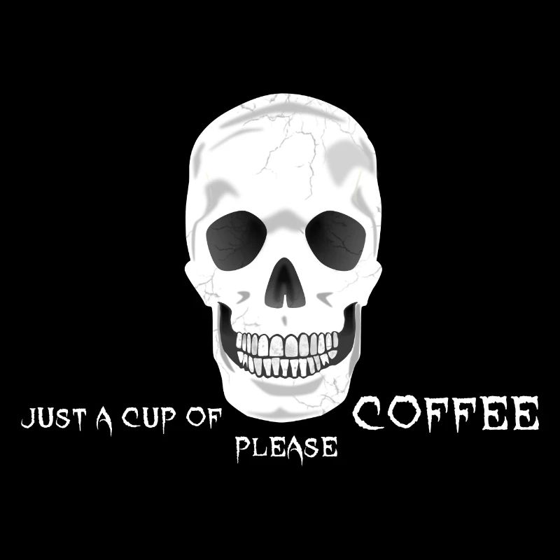 Caféine de café Crâne