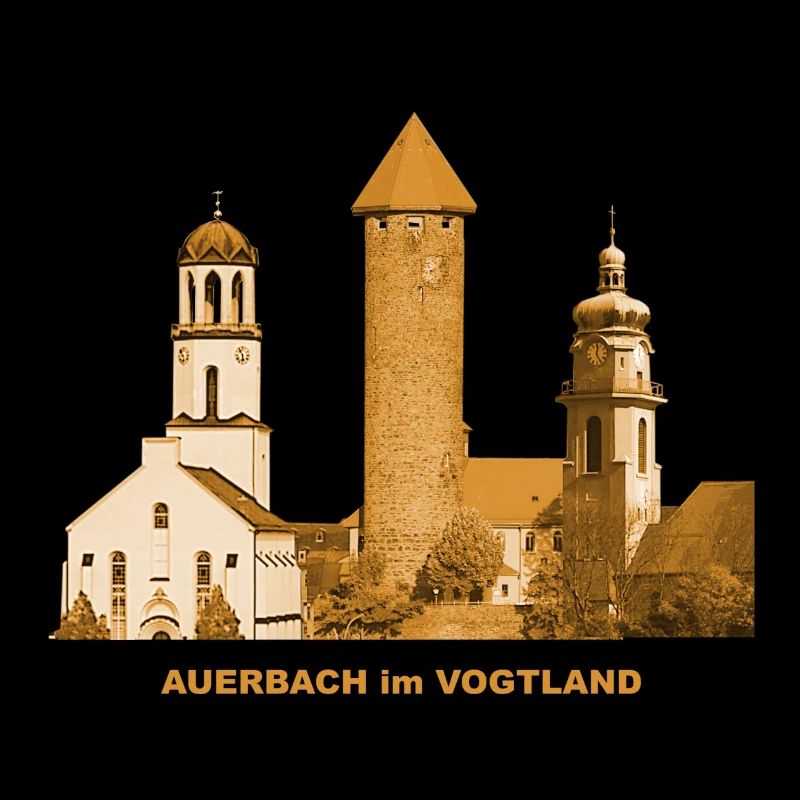 Auerbach Vogtland Schloss Kirche Sachsen