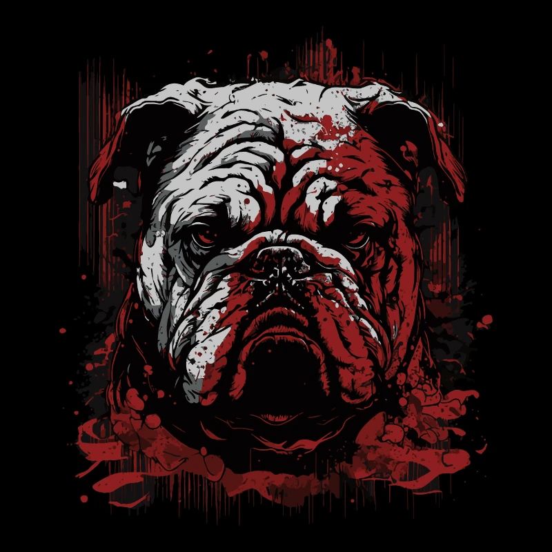 Grumpy English Bulldog
