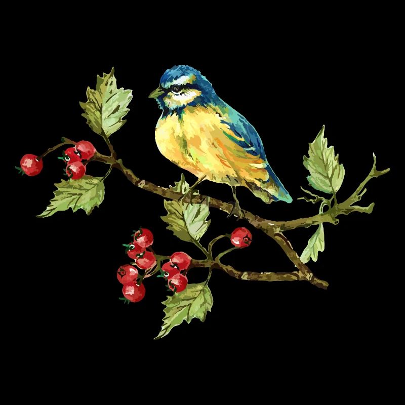 Bunter Vogel