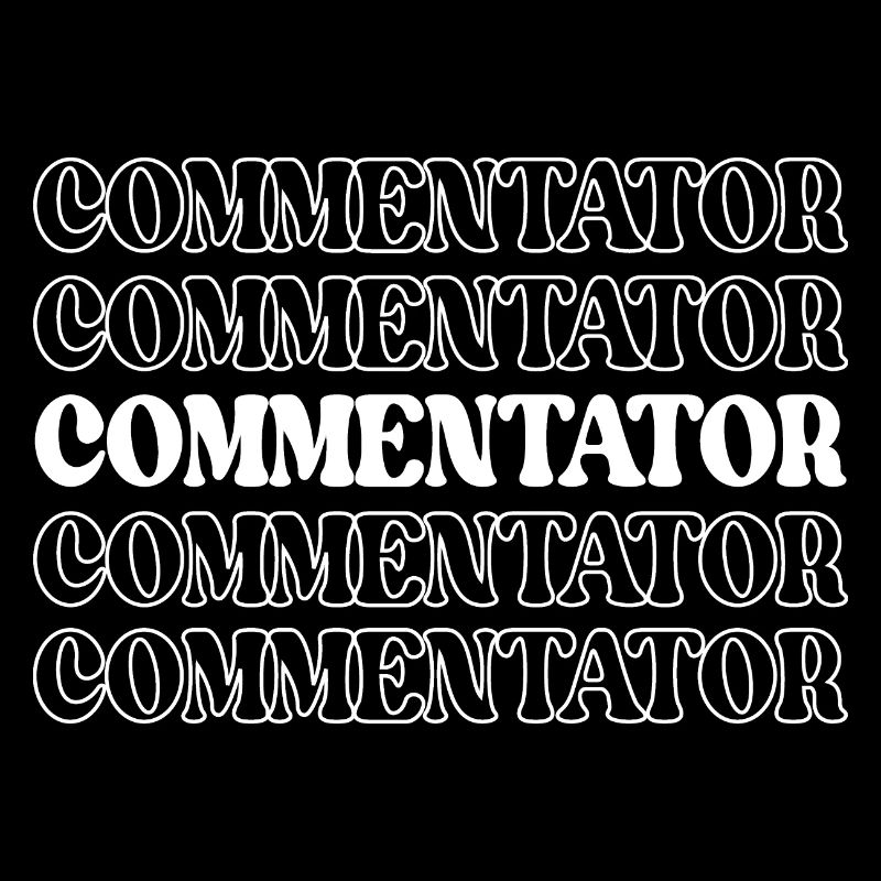 Commentateur Animateur Annonceur Diffuseur