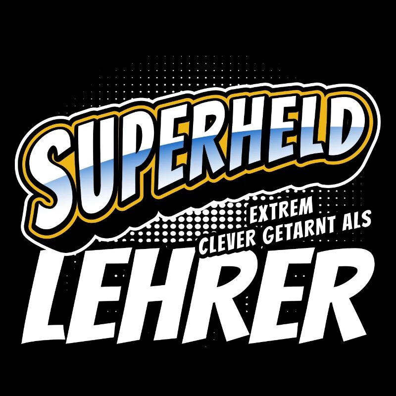 Superheld, clever getarnt als Lehrer