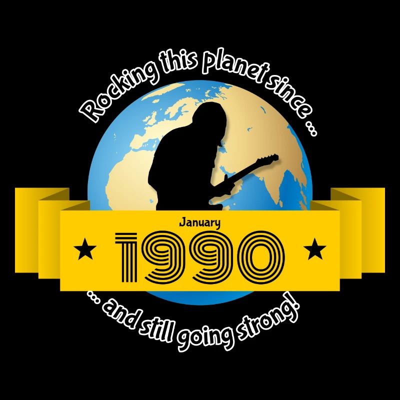 35. Geburtstag Rocking this planet since 01/1990