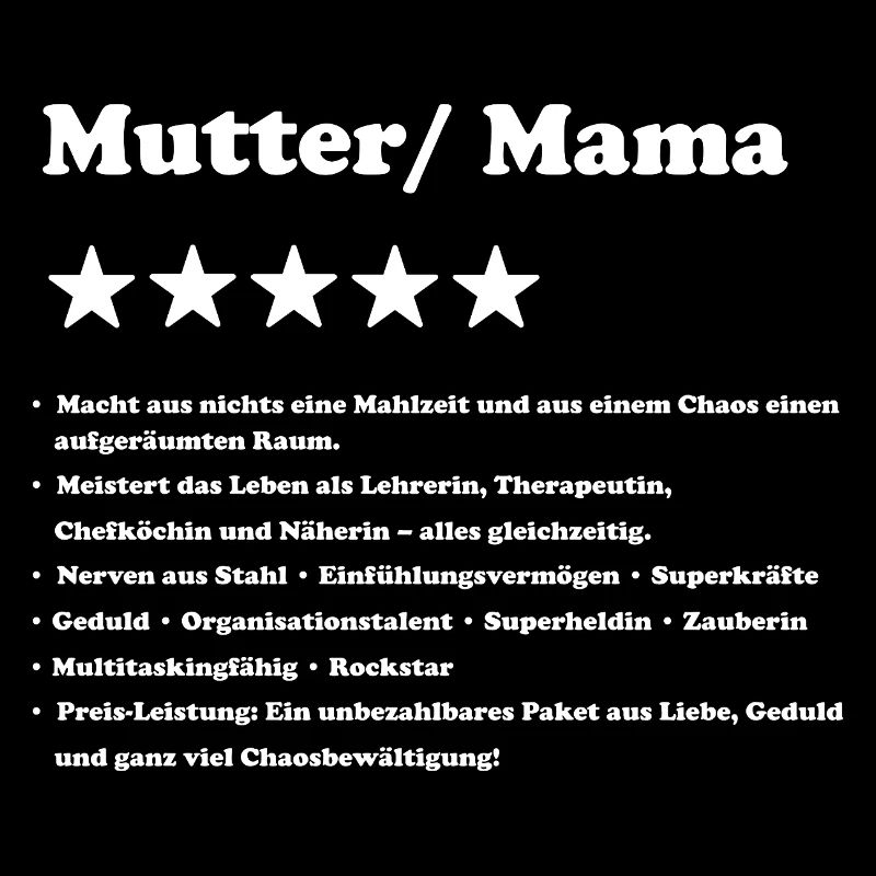 Mutter 5 Sterne Bewertung