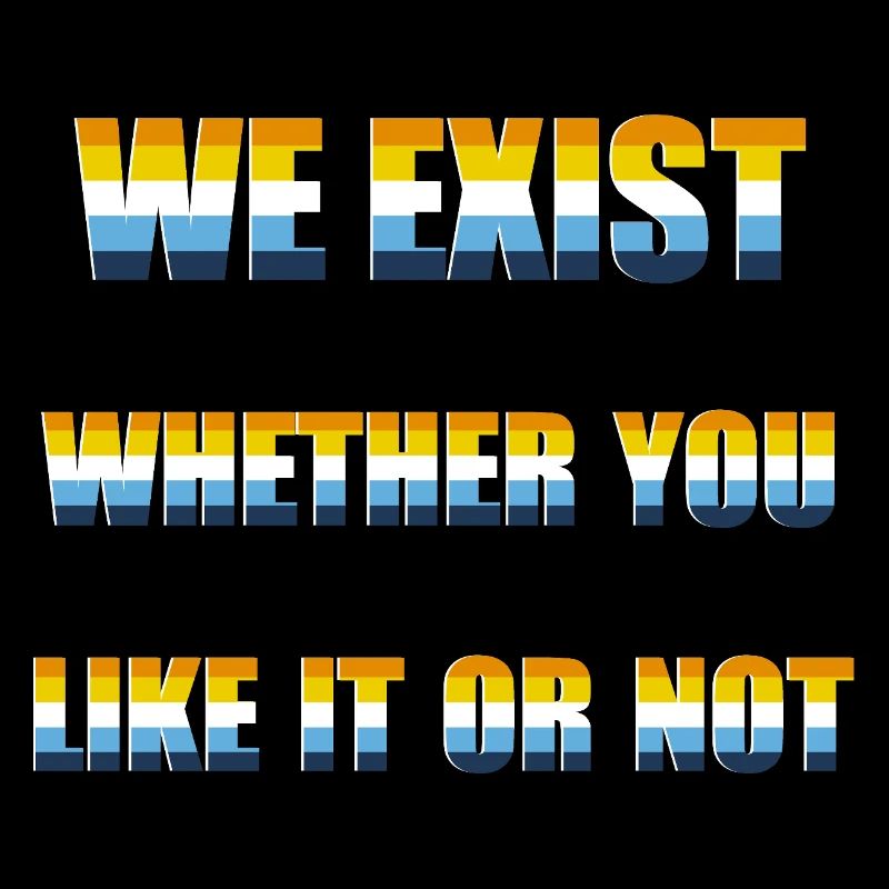 We Exist - AroAce Flag
