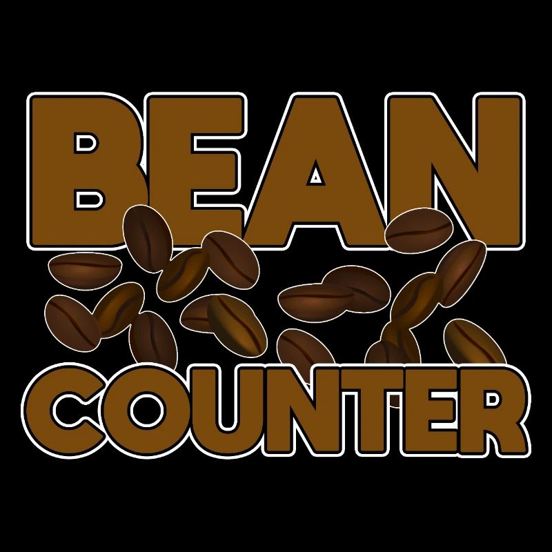 Lustiger Buchhalter Bohnenzähler