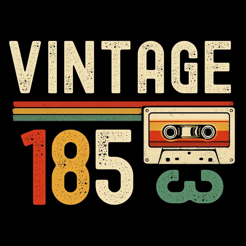 Vintage 85 Cassette Retro