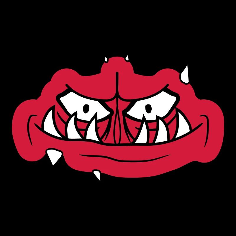 troll visage effrayant