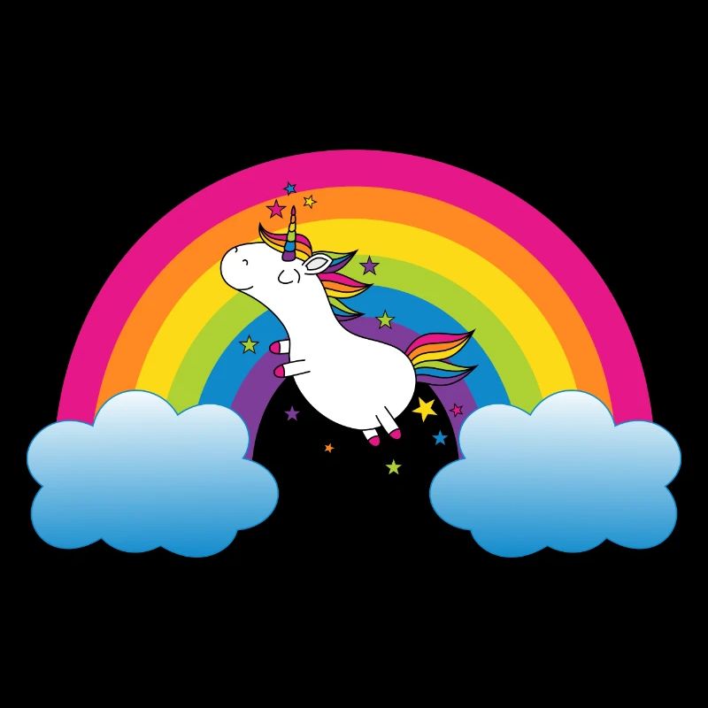 Regenbogen mit Einhorn