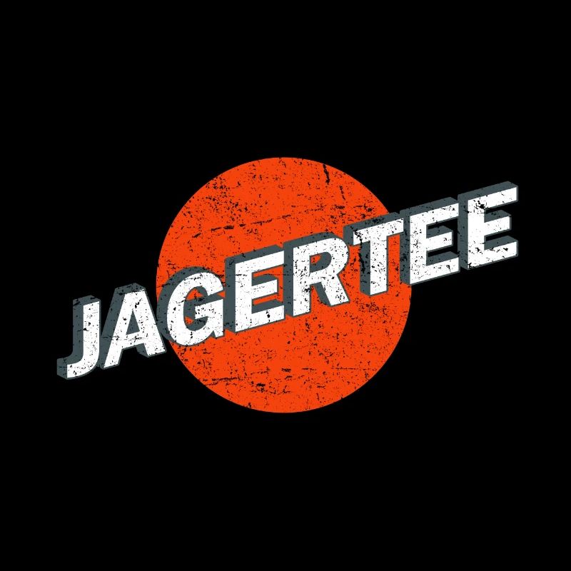 Jagerte Cocktail Vintage Lettering Logo Retro