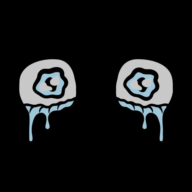 Comic Eyes Tears Sad