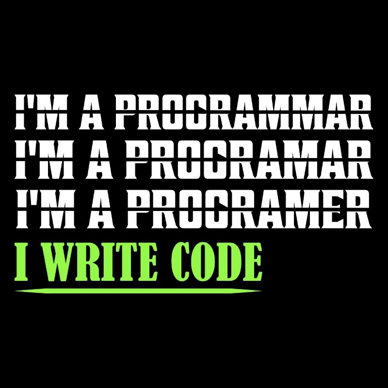 Je suis un programmar ........ J’écris du code logiciel de codage