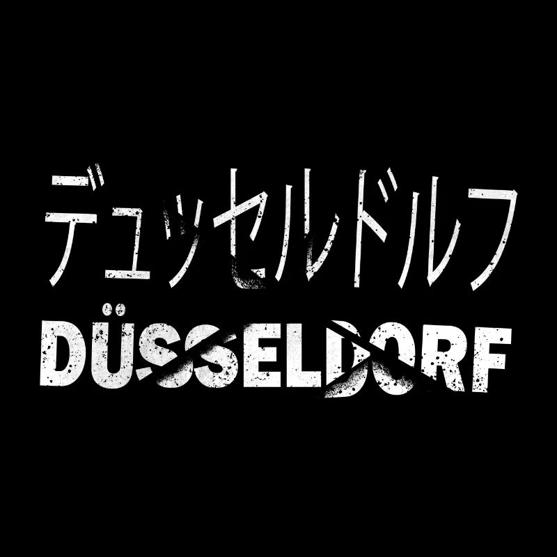 Dusseldorf Germany Japan Japanese script