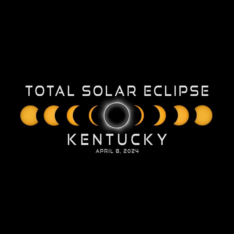 Eclipse de Soleil du Kentucky 2024 8 avril Souvenir