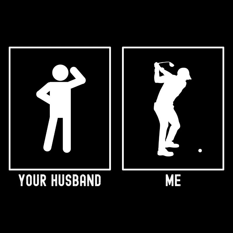 Ihr Ehemann - Ich - Golf Vorbereitungsschwung