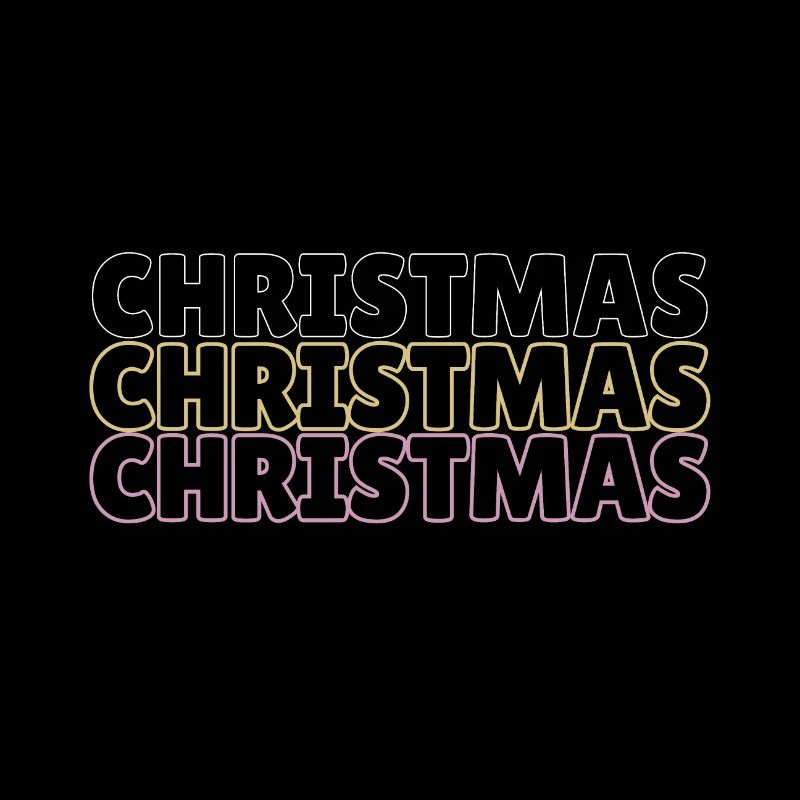 Christmas graphic design logo