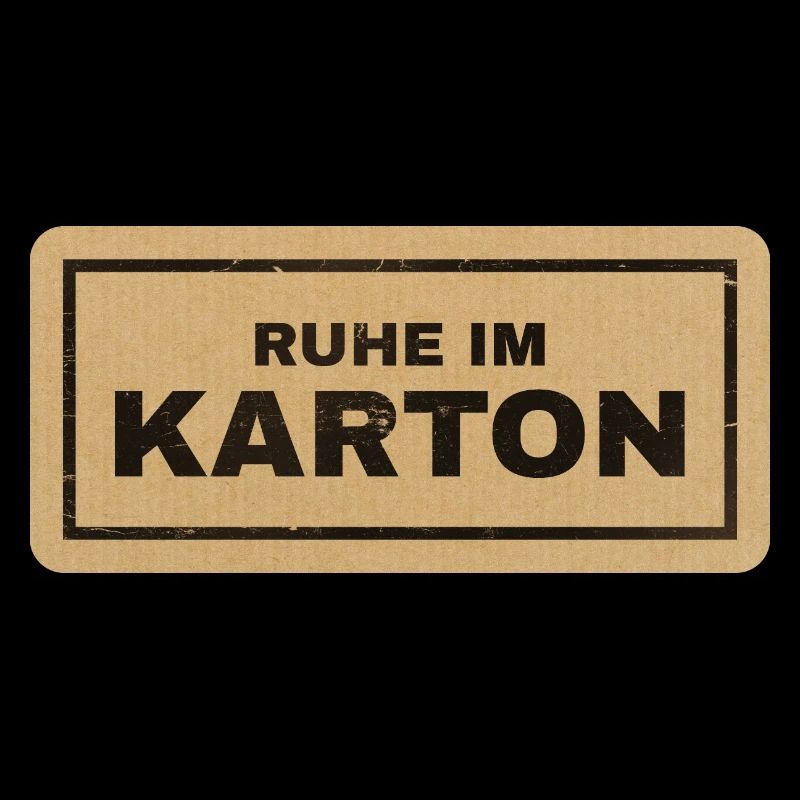 Ruhe im Karton