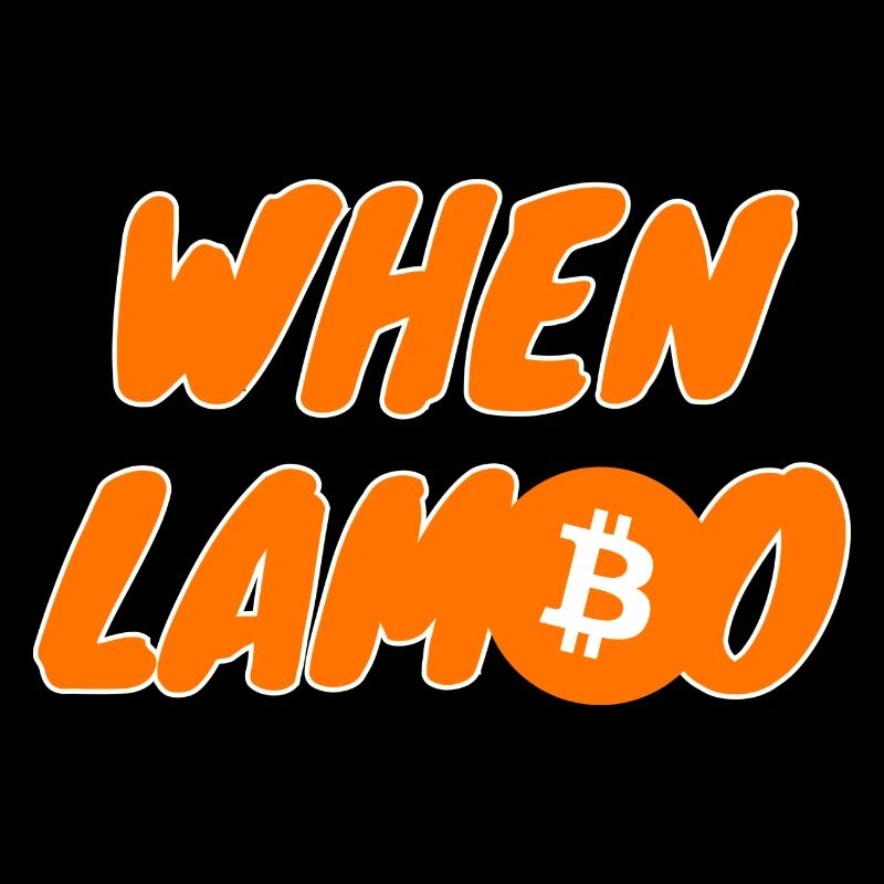 Crypto When Lambo BTC Bitcoin 1