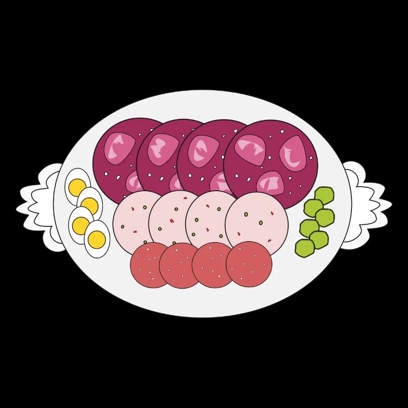 Assiette de saucisses