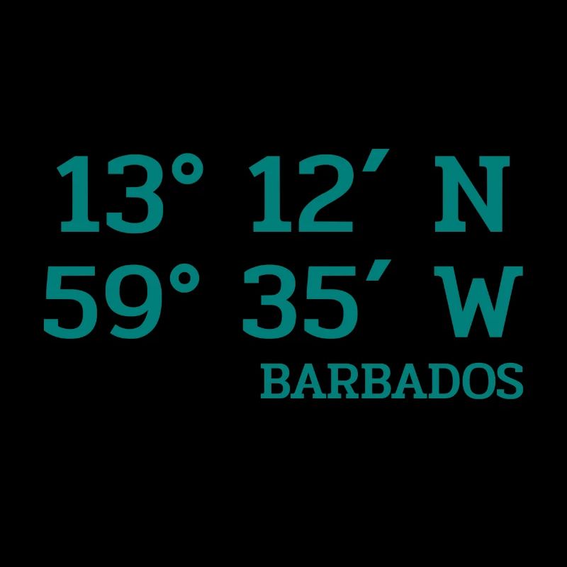 Barbados Coordinates - Koordinaten - West Indies