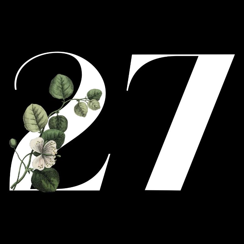 Nummer 27 Blumengrün -27. Blumengeburtstag