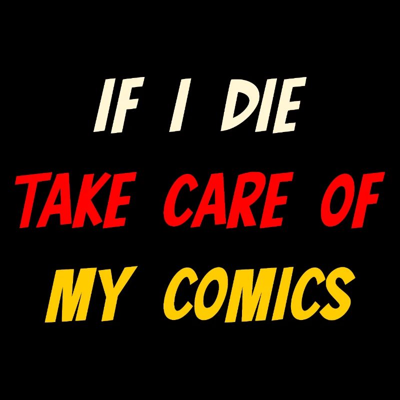 Comic-Sammler und Comic-Leser Liebhaber Lustig