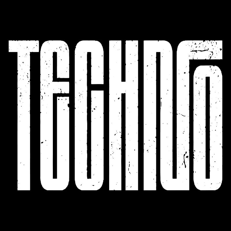 Techno Bold Retro Typografie