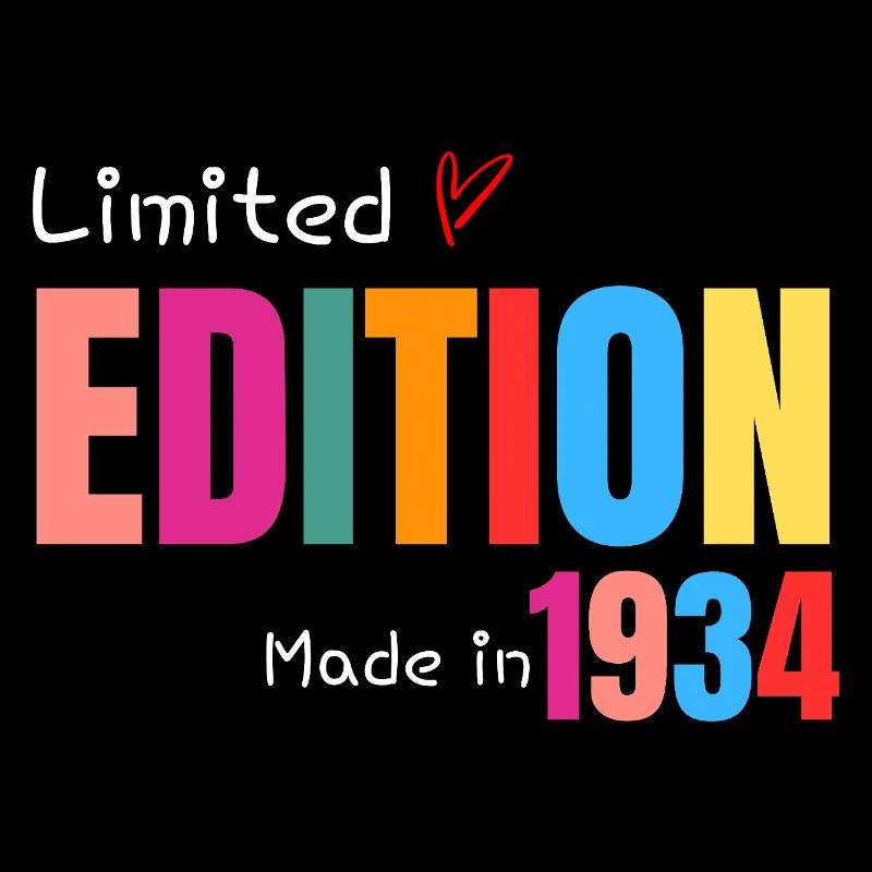 Limited edition Made in 1934
