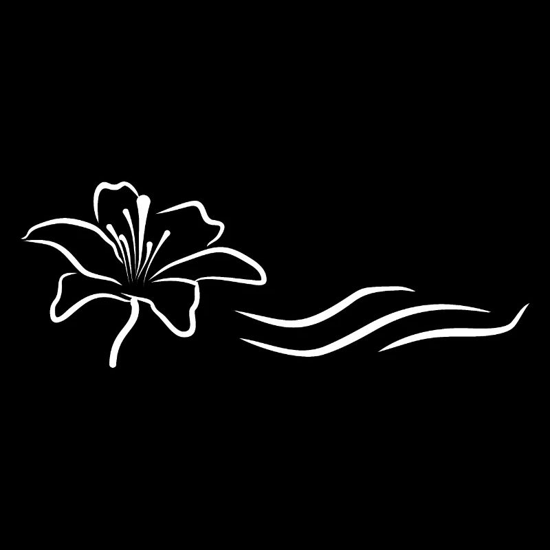 Bloomyvitae - Blüte mit Welle - weiß