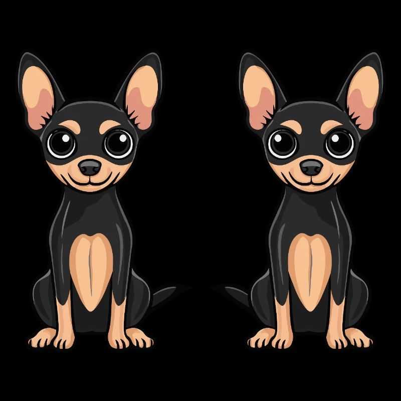 Pinscher Dog Comic