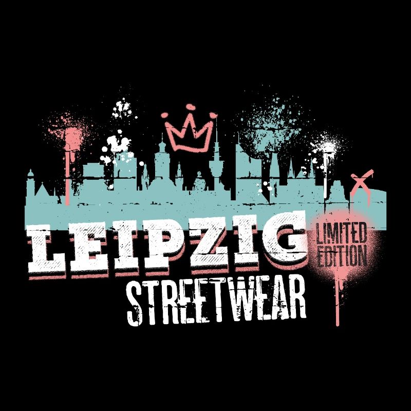 Leipzig Skyline City Germany Graffiti Art