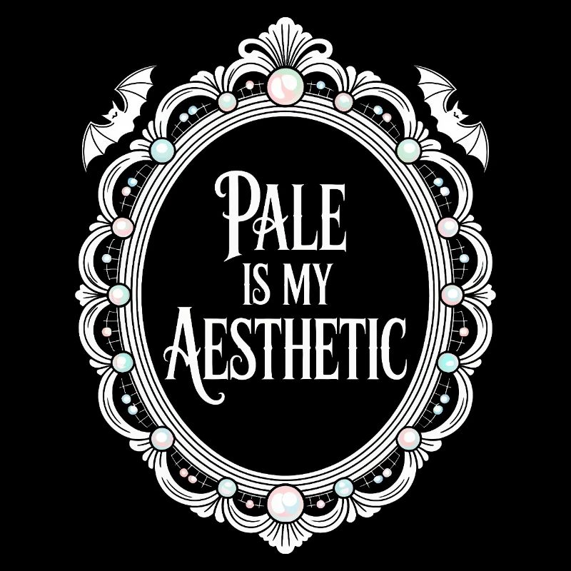 Pale Aesthetic Frame Typography