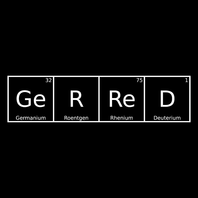 Gerred Surname First name Chemistry Periodic Table Elements