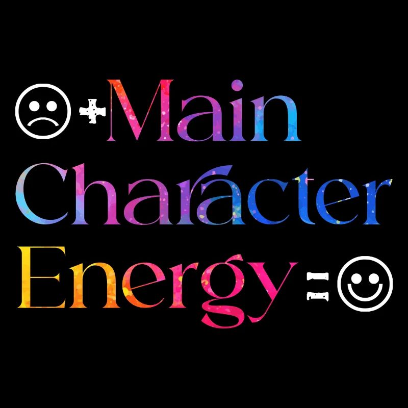 Main Character Energy smilie