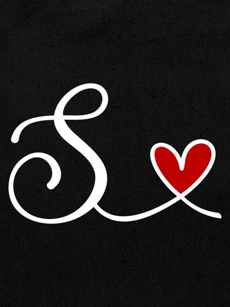 S Initiale mit Herz