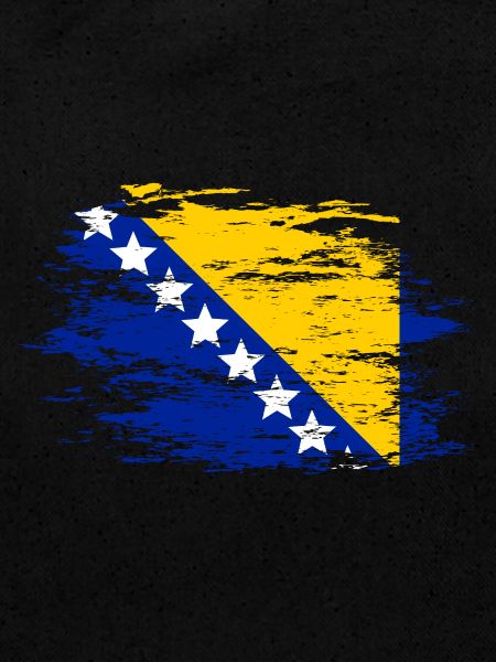 Drapeau bosnien utilisé