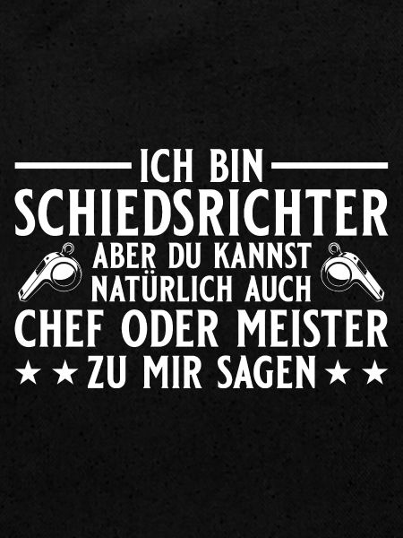 Schiedsrichter Chef oder Meister