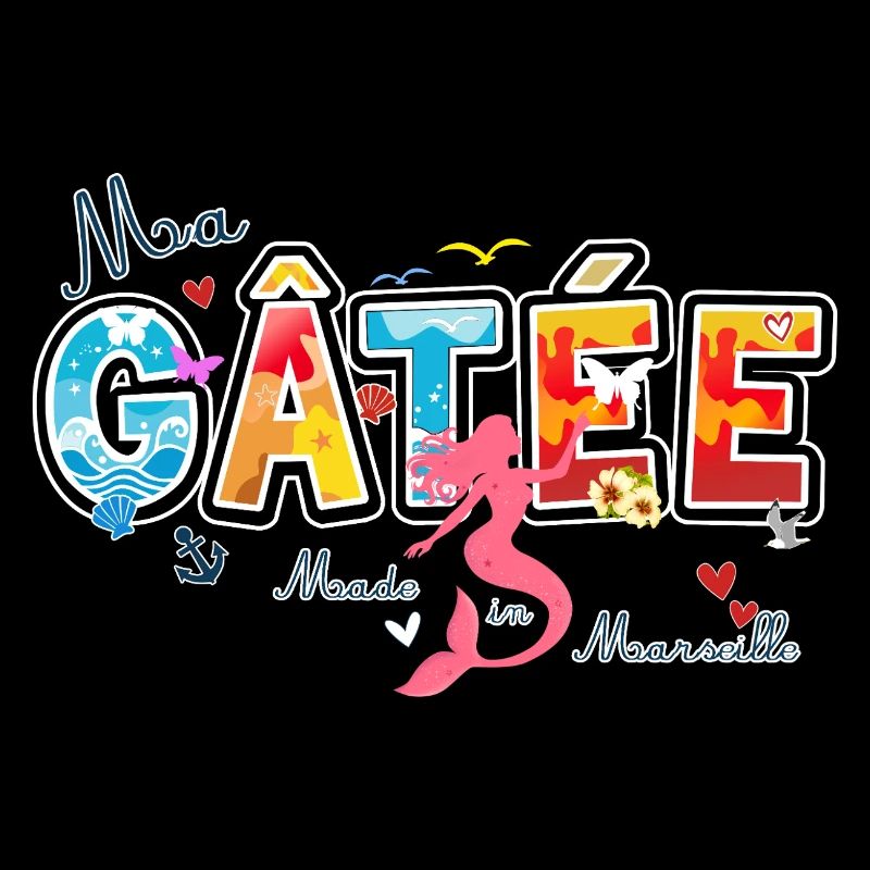 Ma Gatée, Expression marseillaise, valentines gift