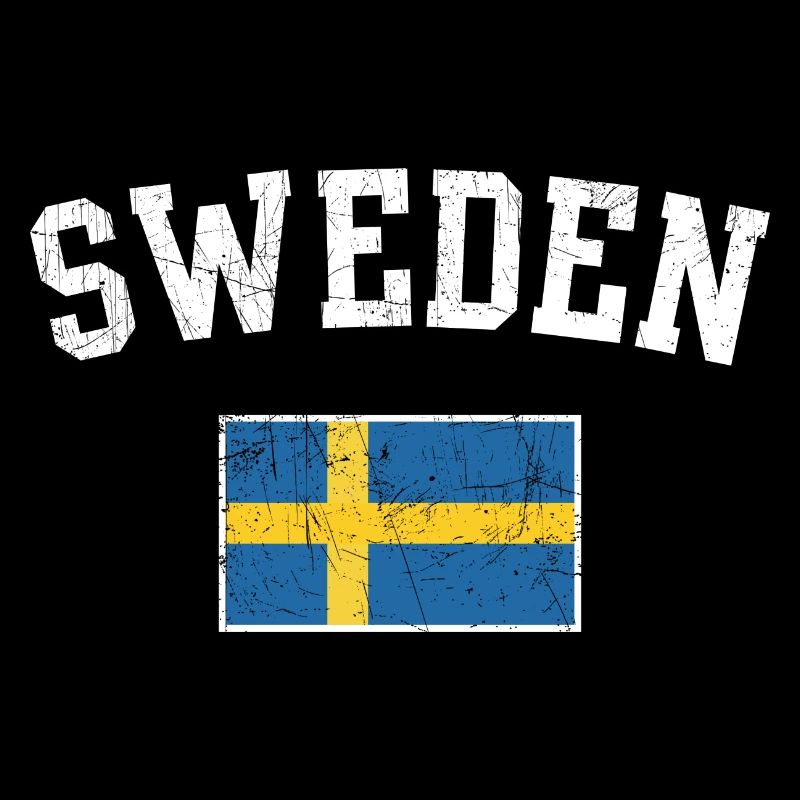 Sweden Flag Arc Tee