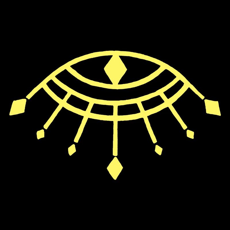 Oeil d'Horus jaune