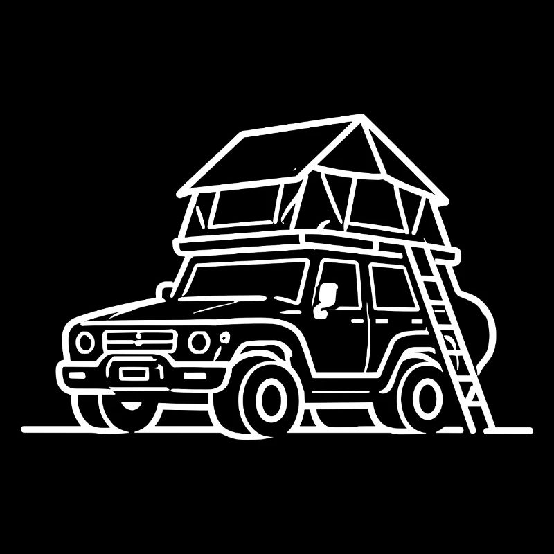 Rooftop Tent Offroad Shirt for Real Rooftop Tent Camper
