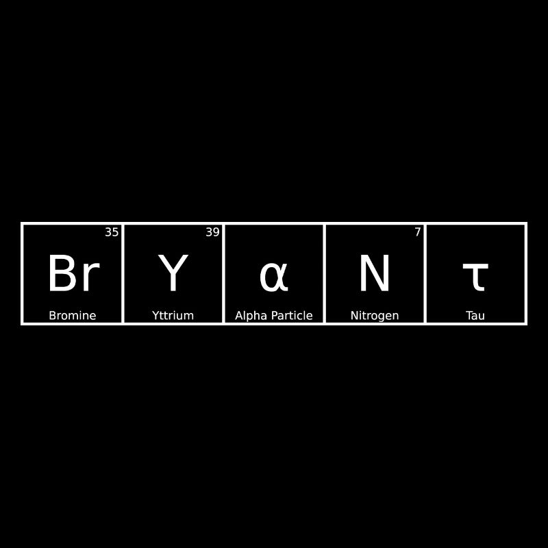 Bryant Surname First Name Chemistry Periodic Table Elements