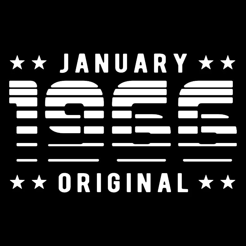 January 1966 Original Retrodesign | Birthday