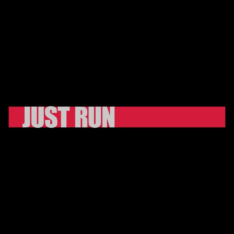 Logo de barre Just Run