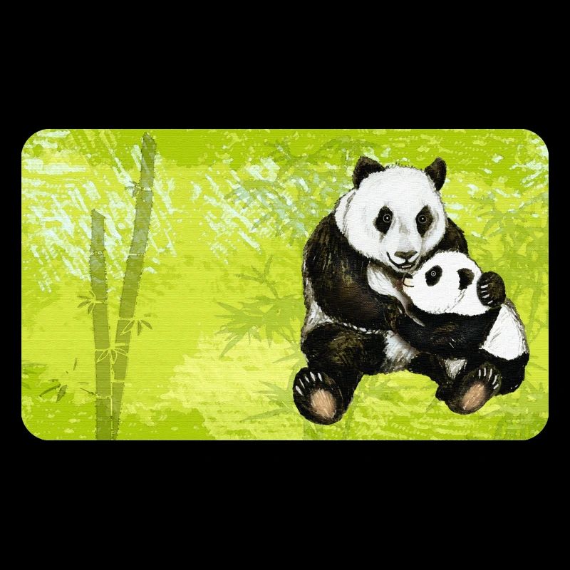 Mama Panda Bär mit Baby Panda