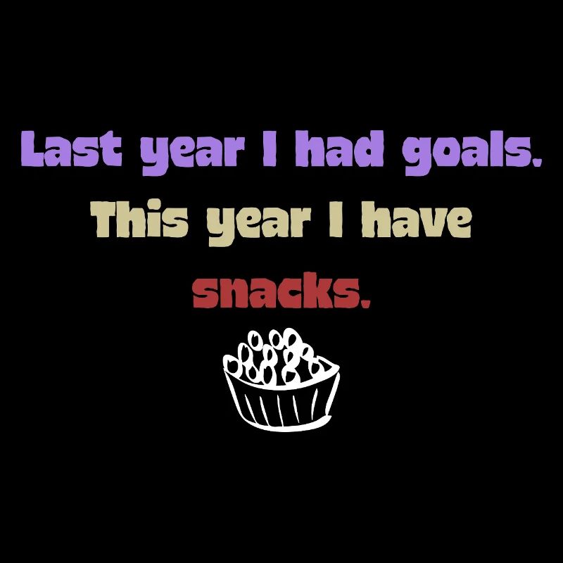 Lustiger Neujahrsspruch - Snack